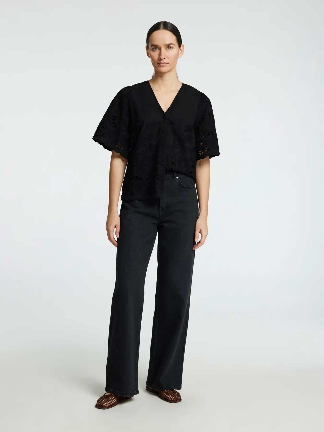 Selected Femme Dahlia Blouse - Black