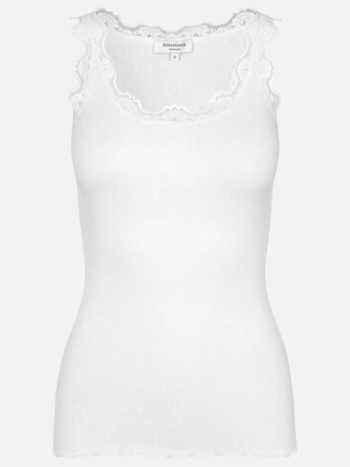 Rosemunde Babette Silk Vest - New White