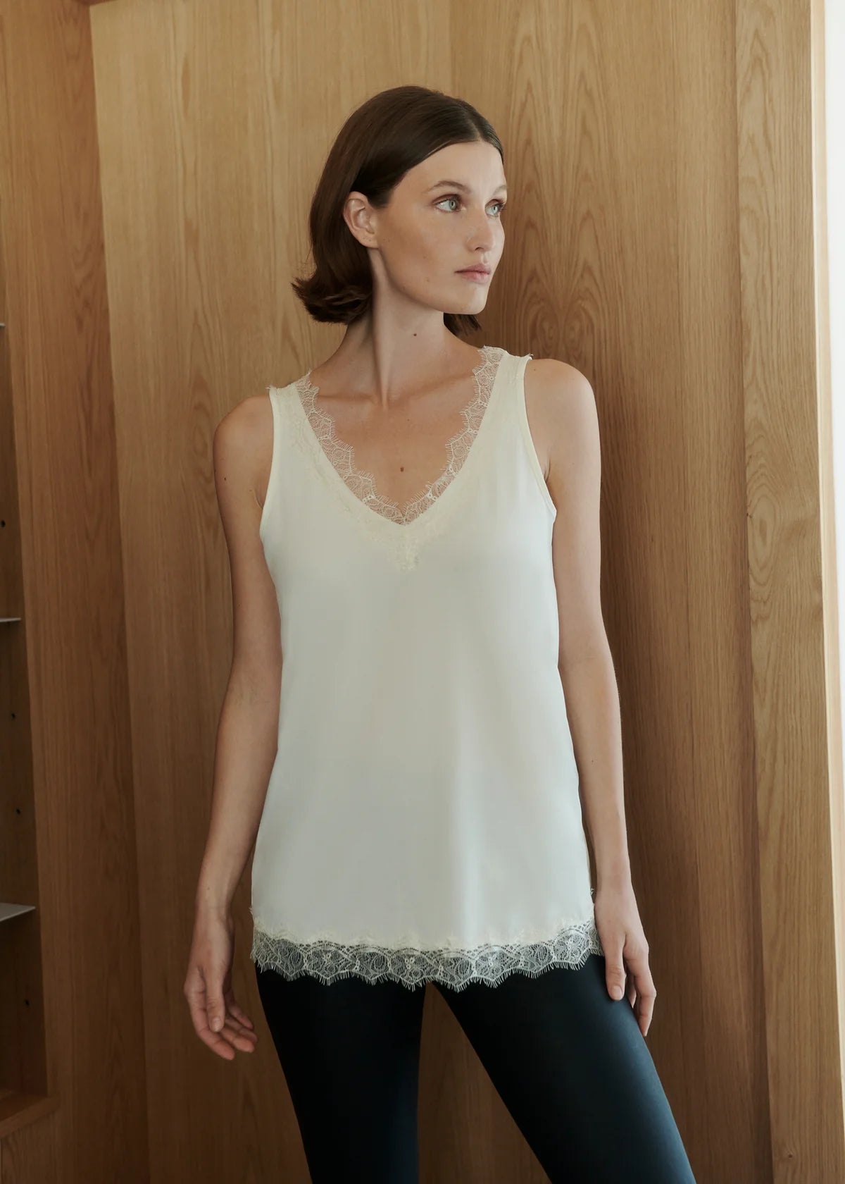 Rosemunde Billie Lace Vest - Ivory