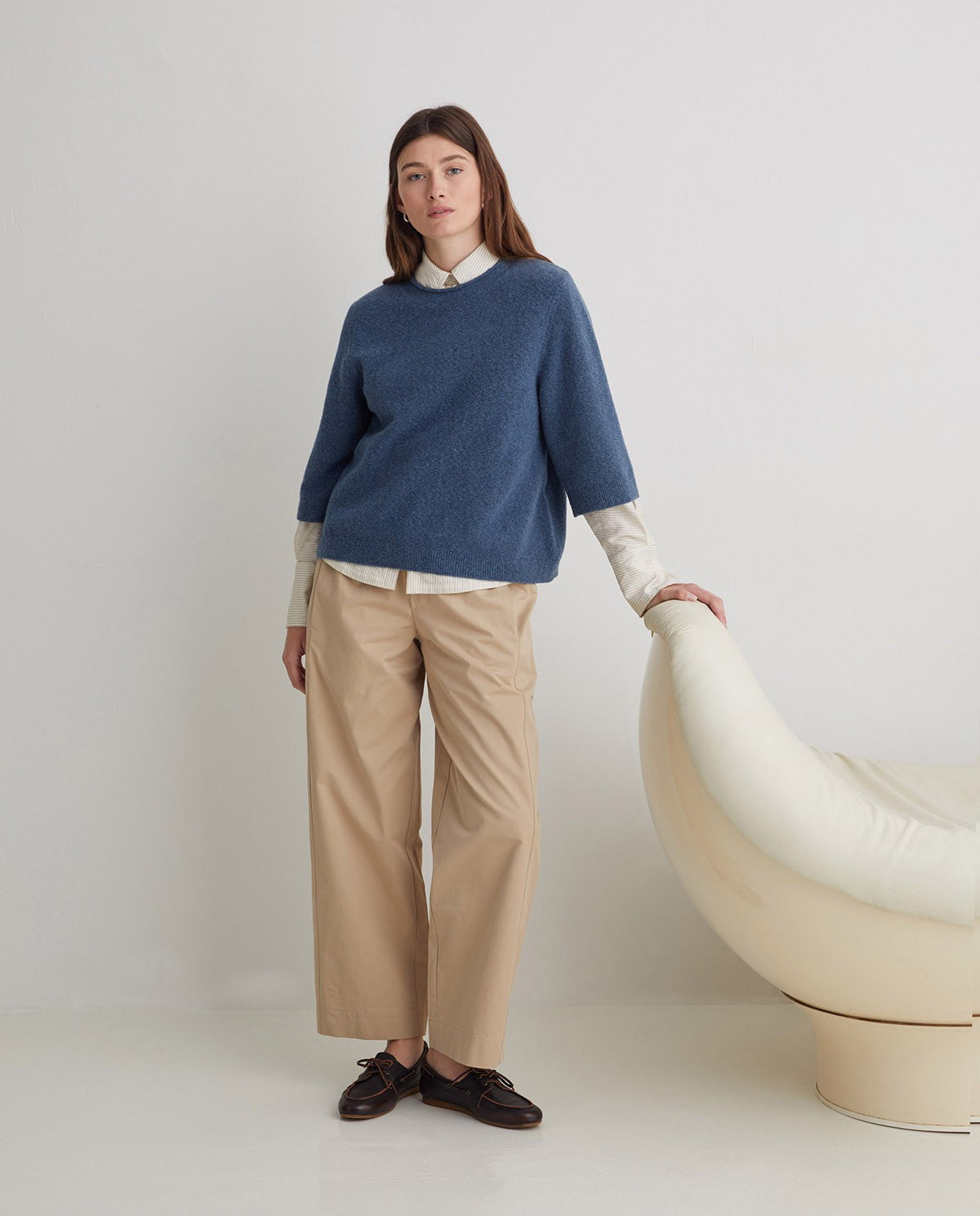 Yerse Short Sleeve Jumper - Blue