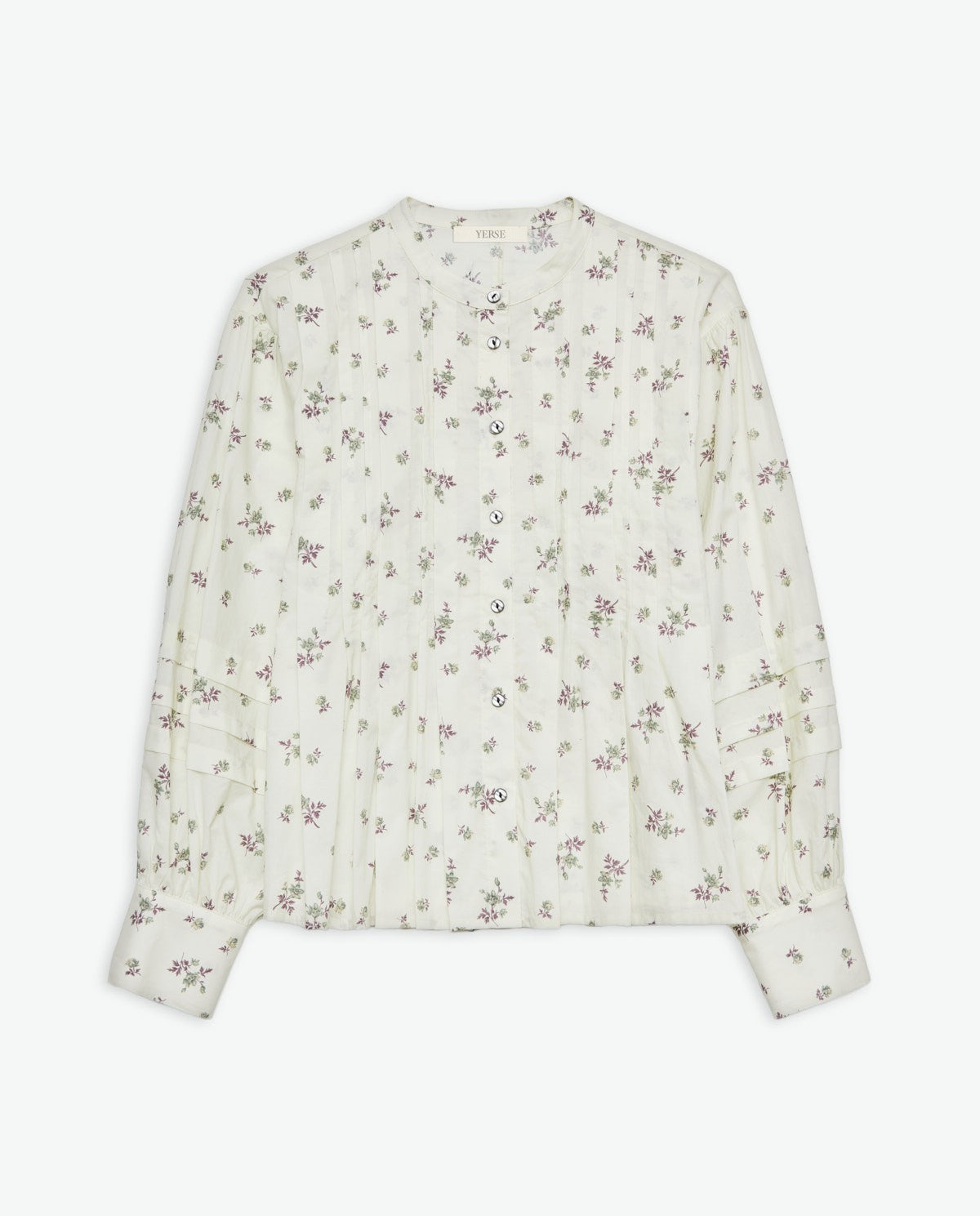 Yerse Floral Blouse - Cream