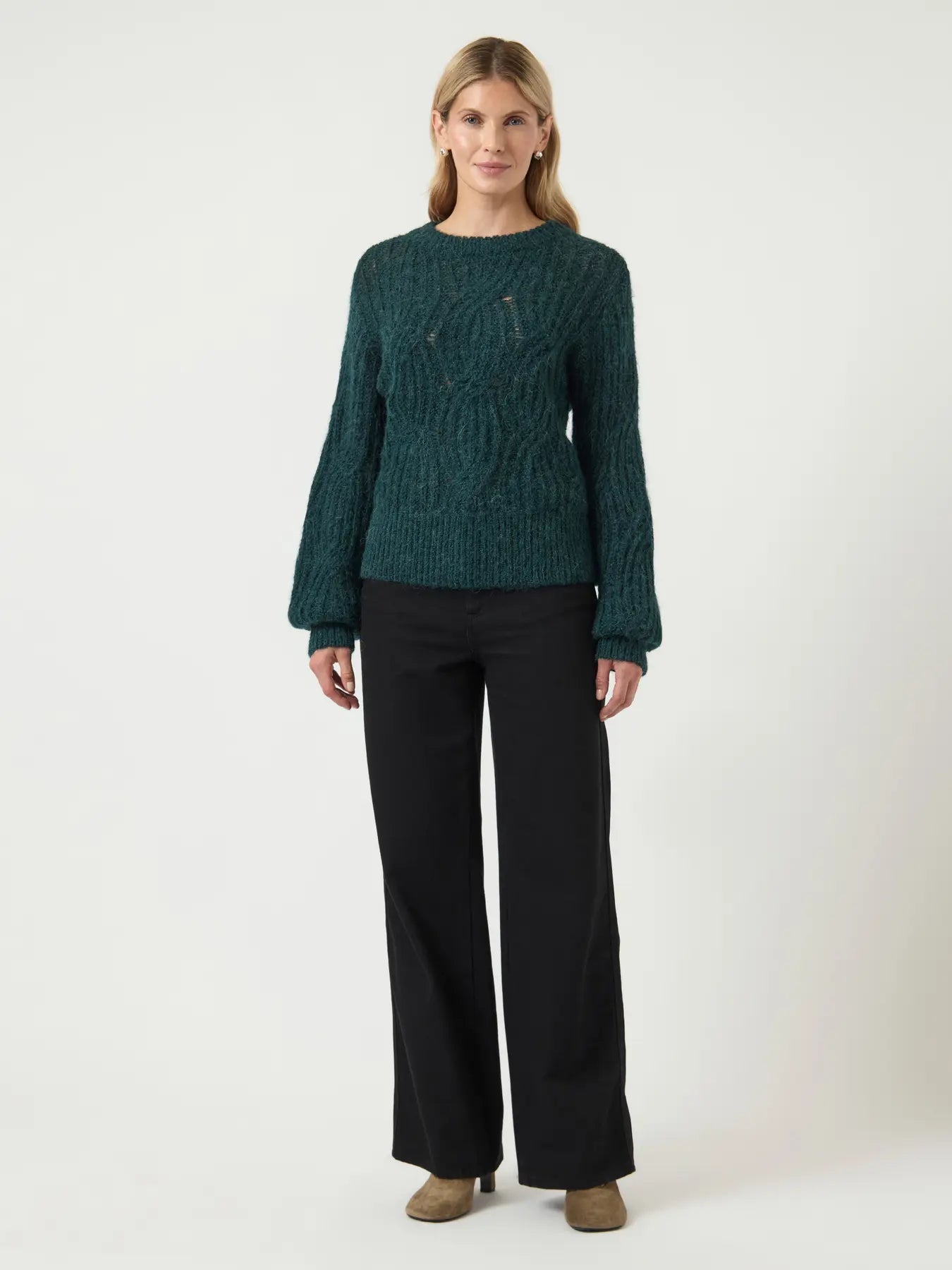 YAS Zuma Knit Jumper - Pine