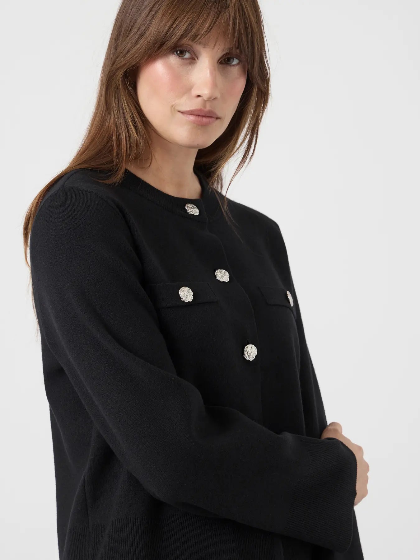 YAS Pimi Knit Cardigan - Black