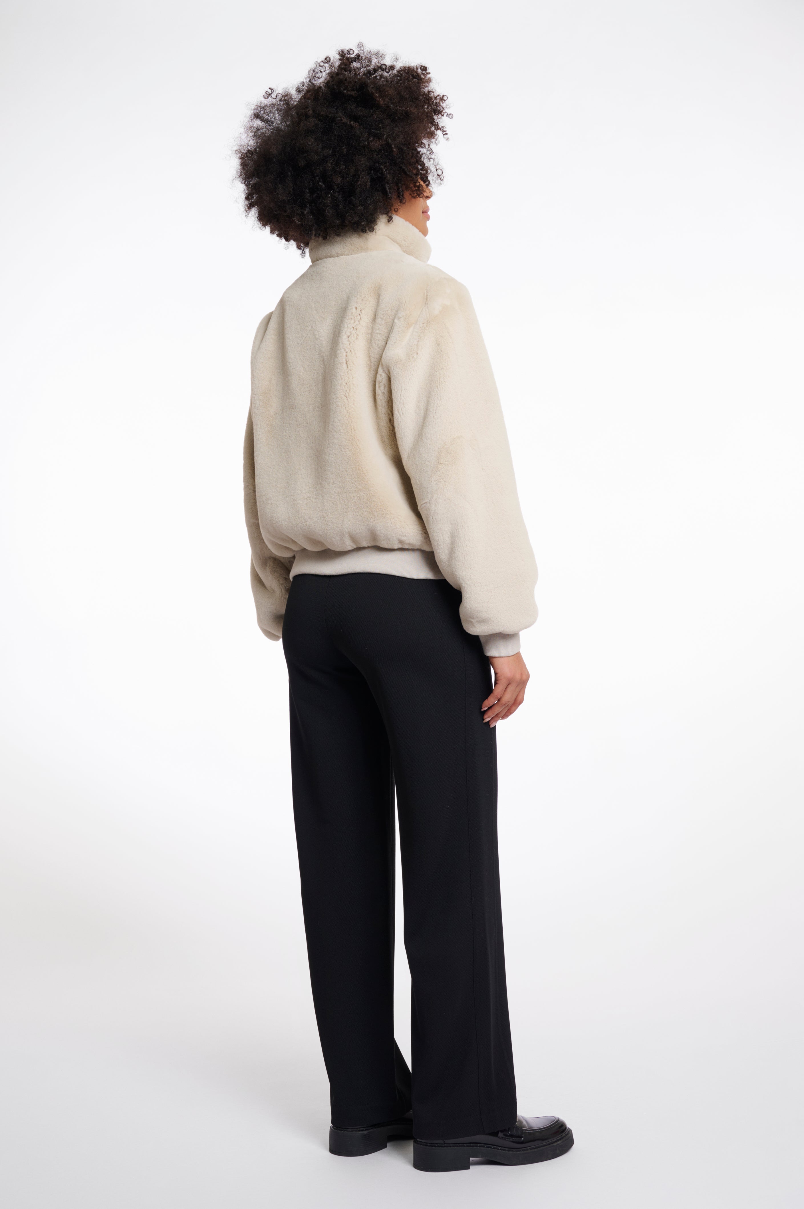 Rino & Pelle Ambra Faux Fur Jacket - Birch