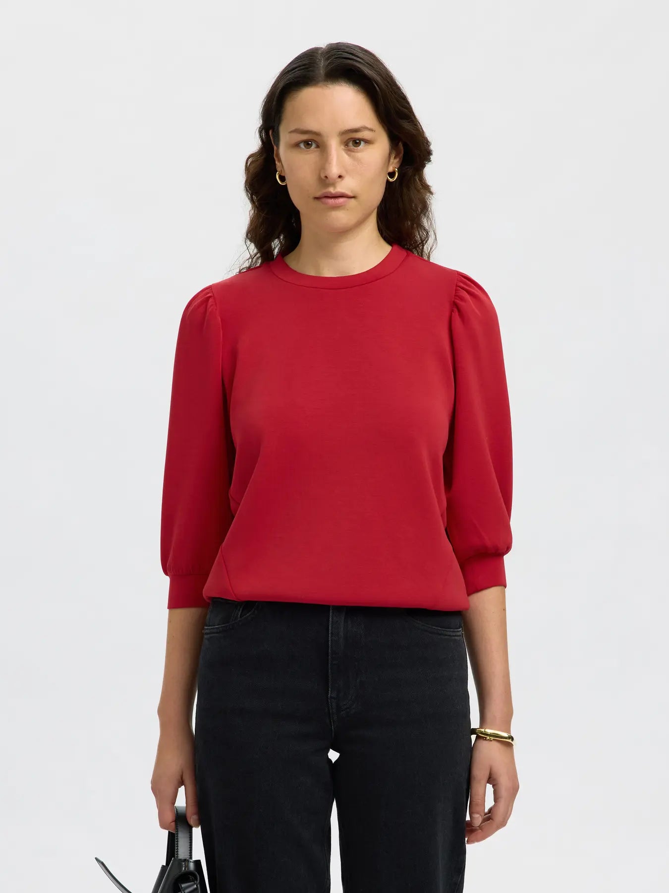 Selected Femme Tenny Sweatshirt - Red