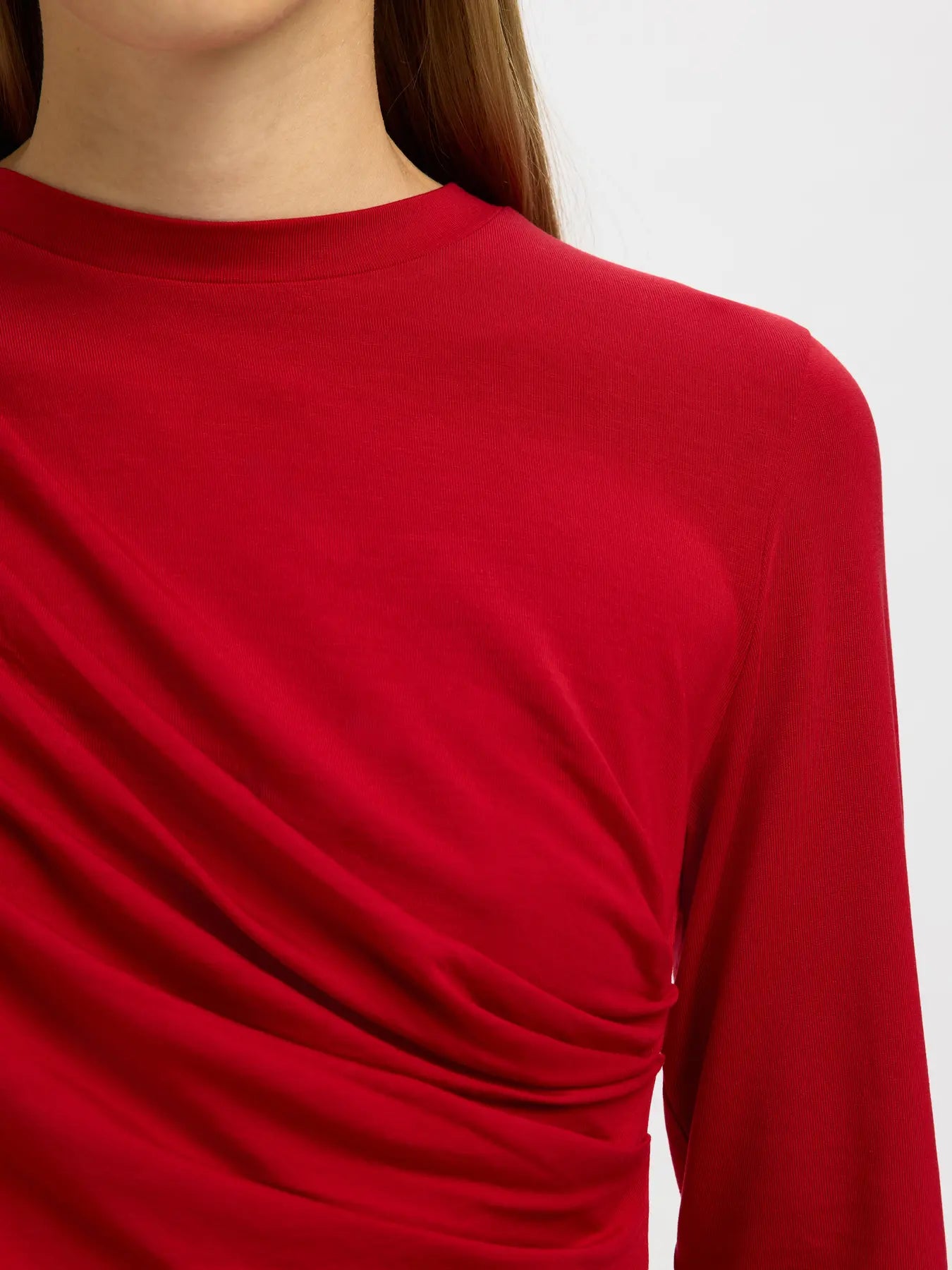 Selected Femme Ilina Top - Red