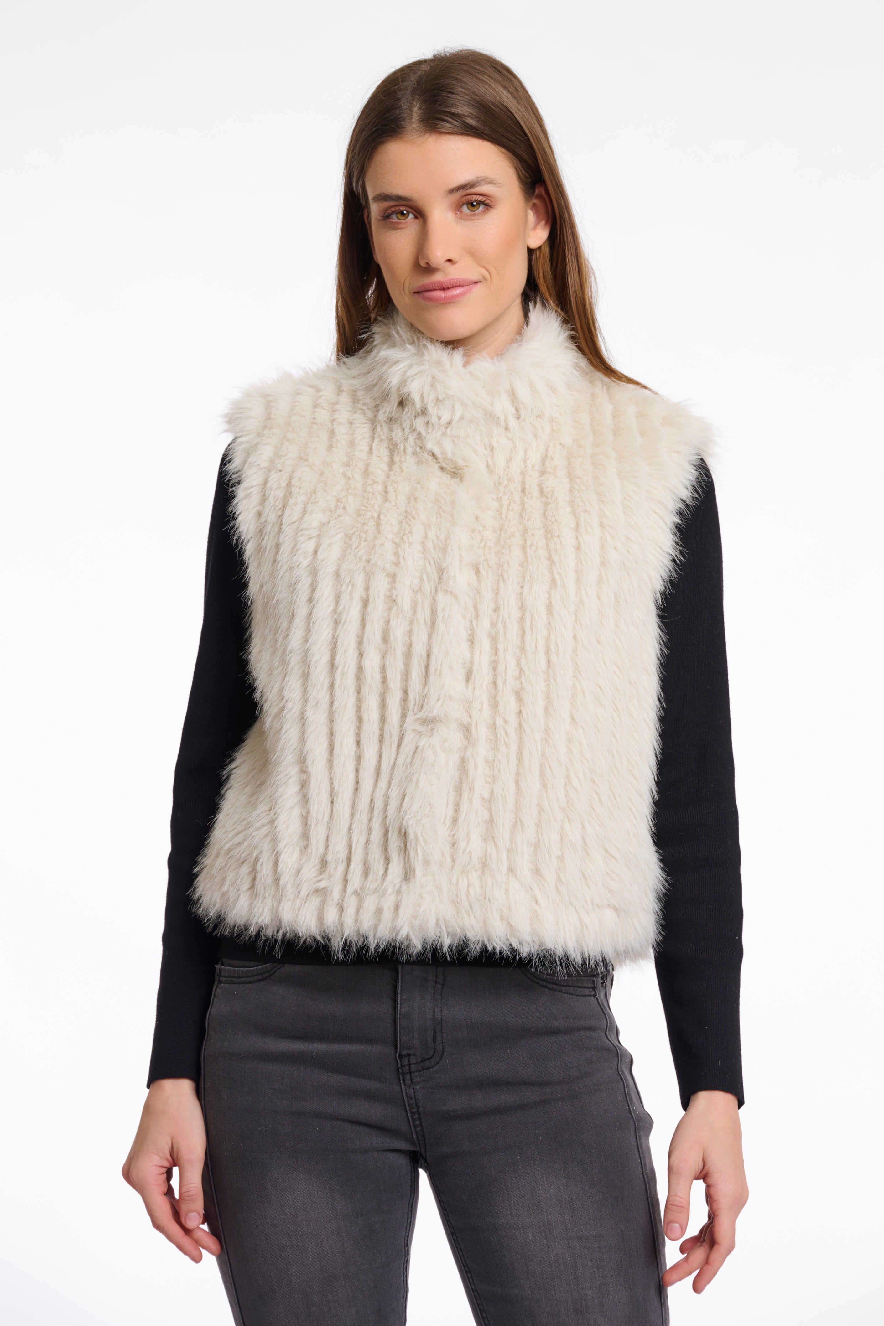 Rino & Pelle Dava Fur Gillet - Birch