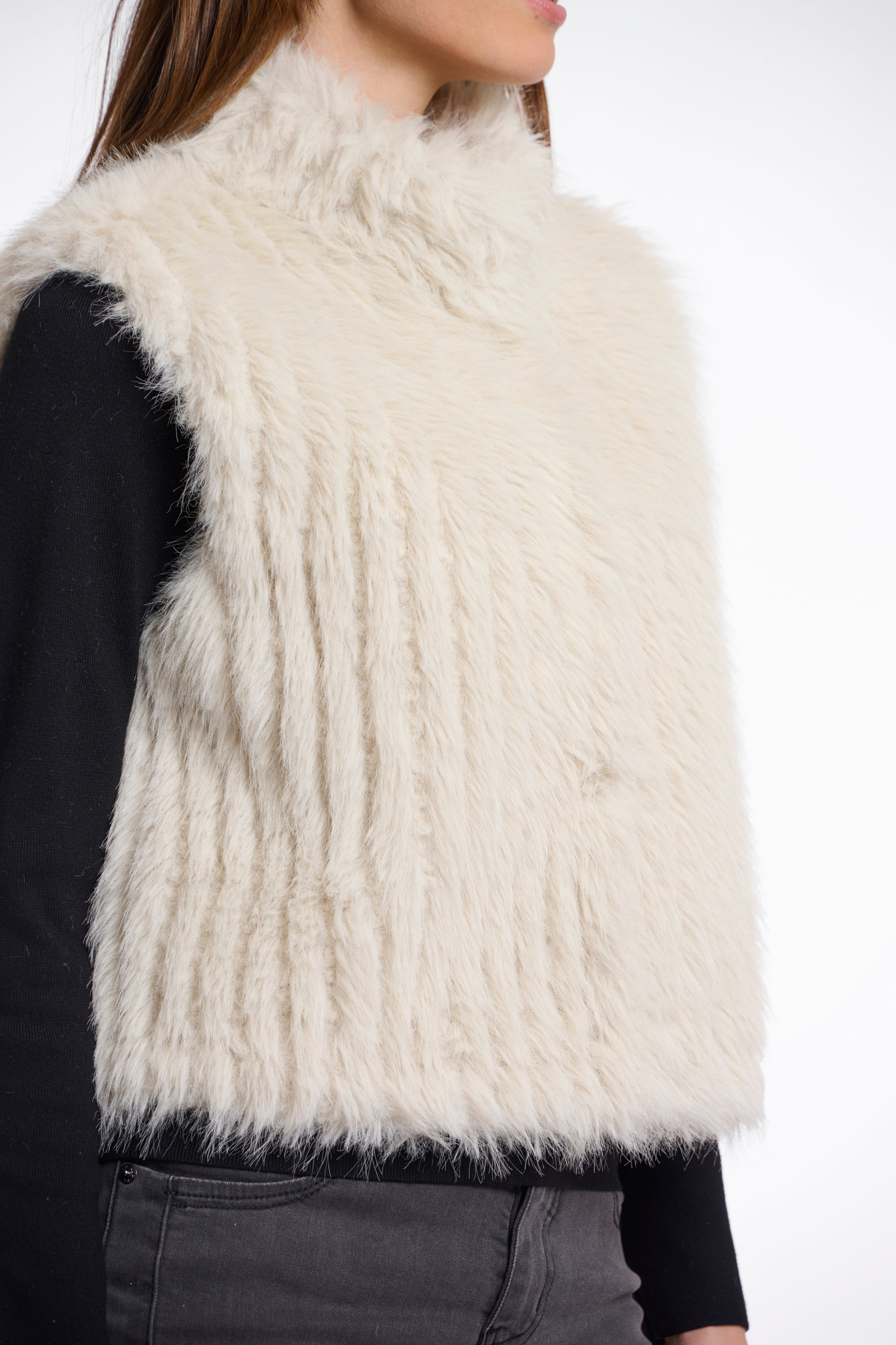 Rino & Pelle Dava Fur Gillet - Birch