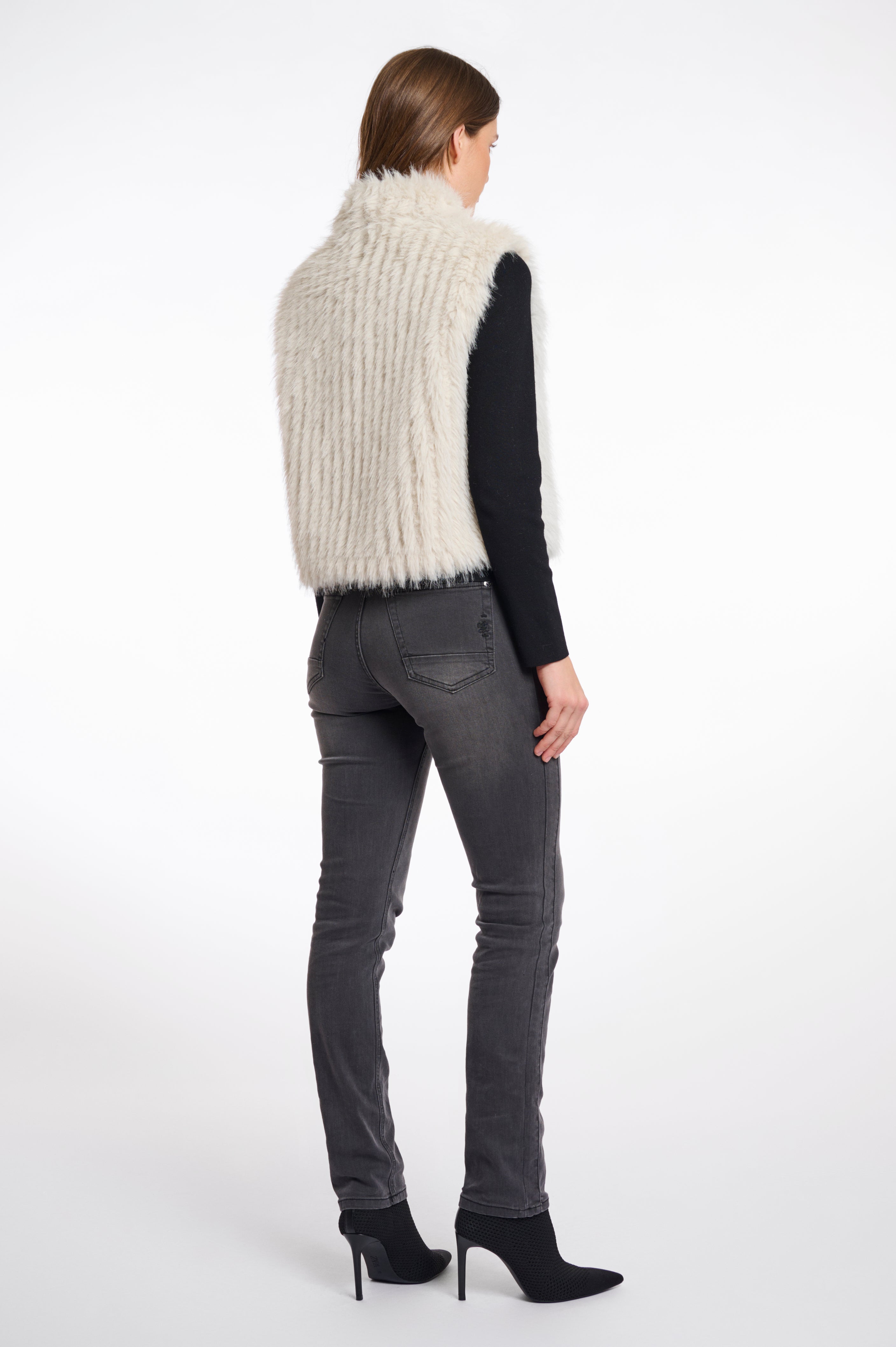 Rino & Pelle Dava Fur Gillet - Birch