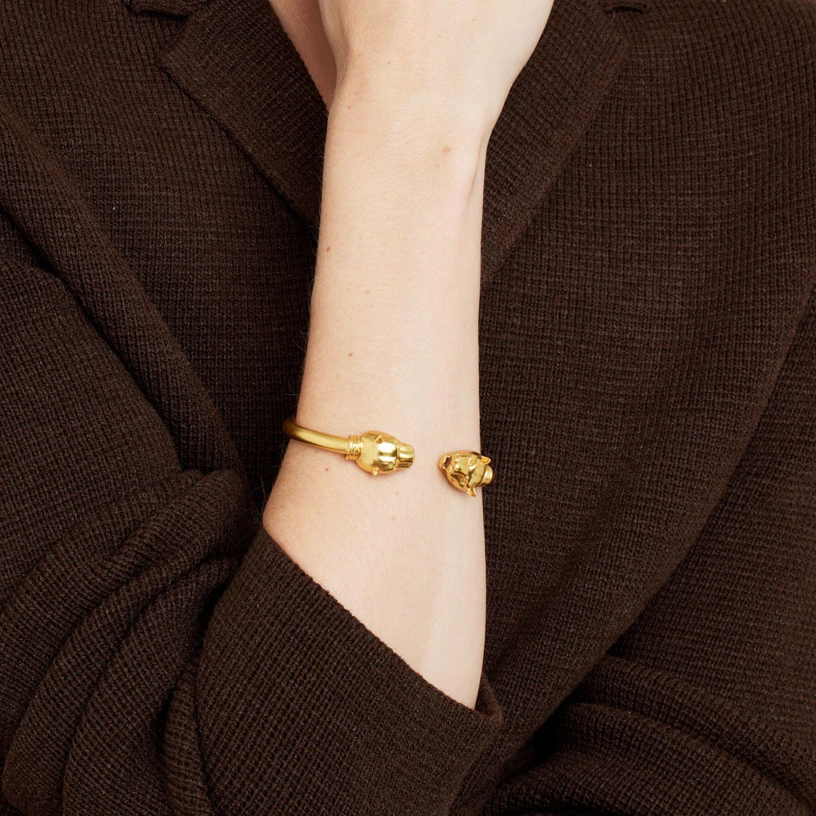 Ashiana Panther Gold Bangle Gold