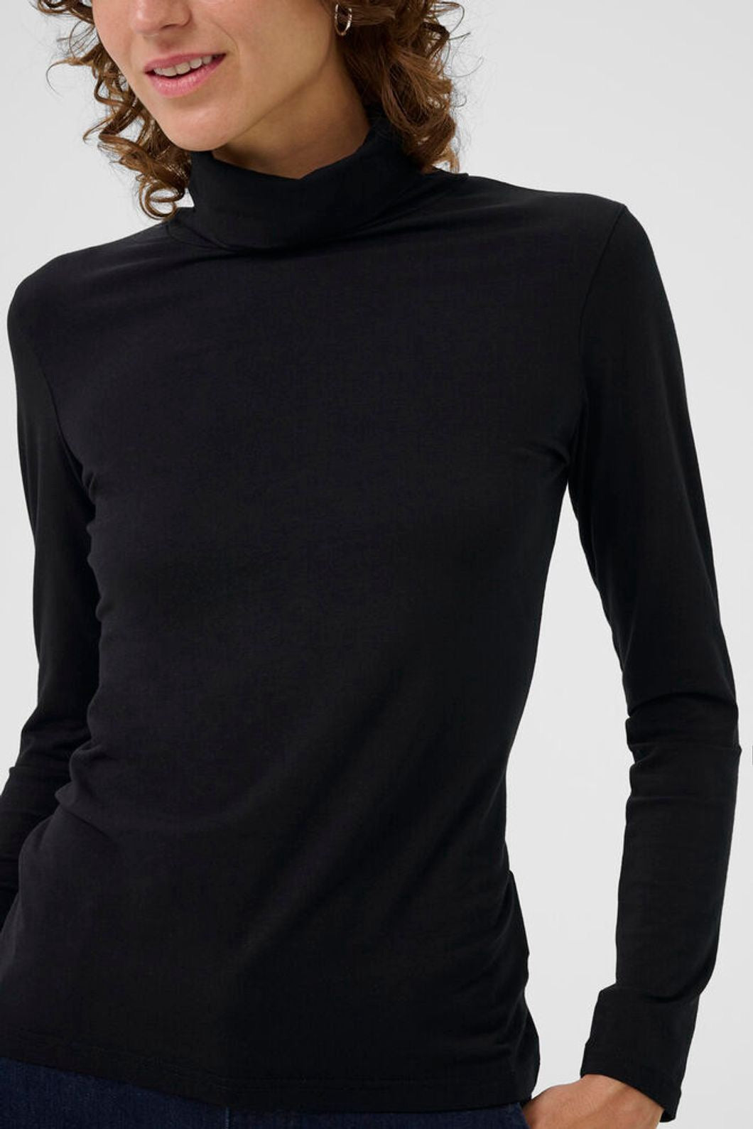 Part Two Efinas Long Sleeve Top - Black