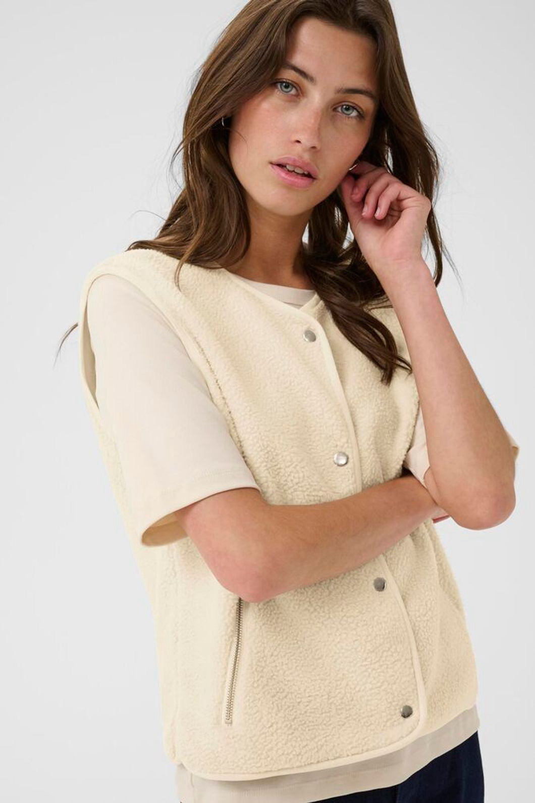 Part Two Signy Waistcoat - Oatmeal