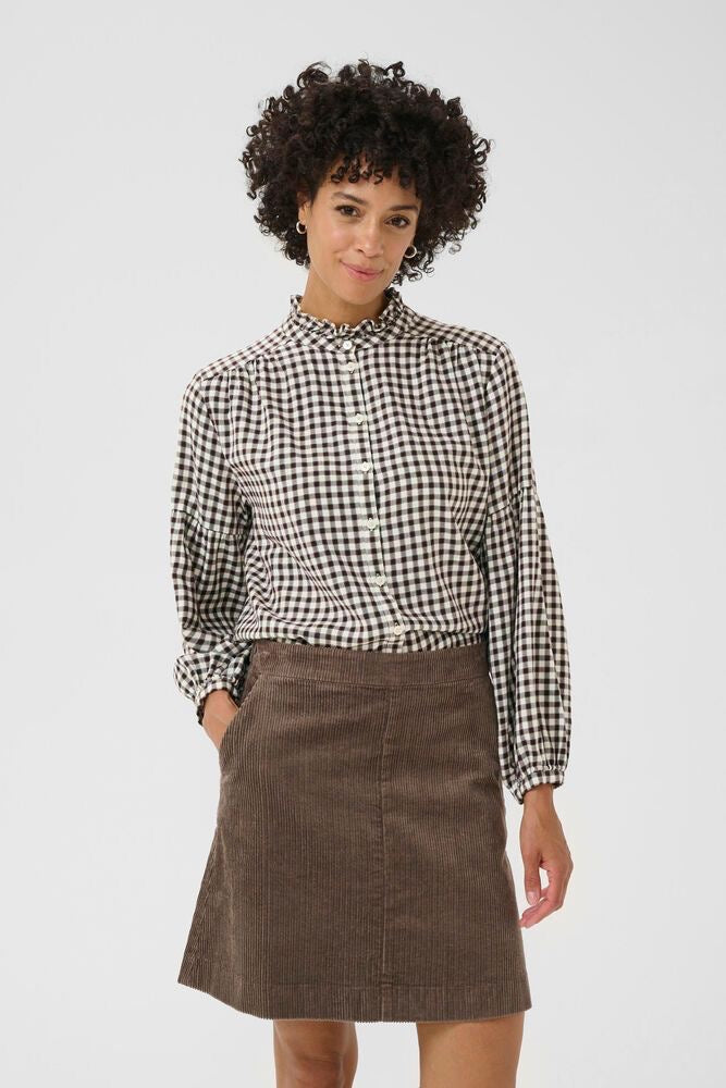 Part Two Samilla Shirt - Garnache Check