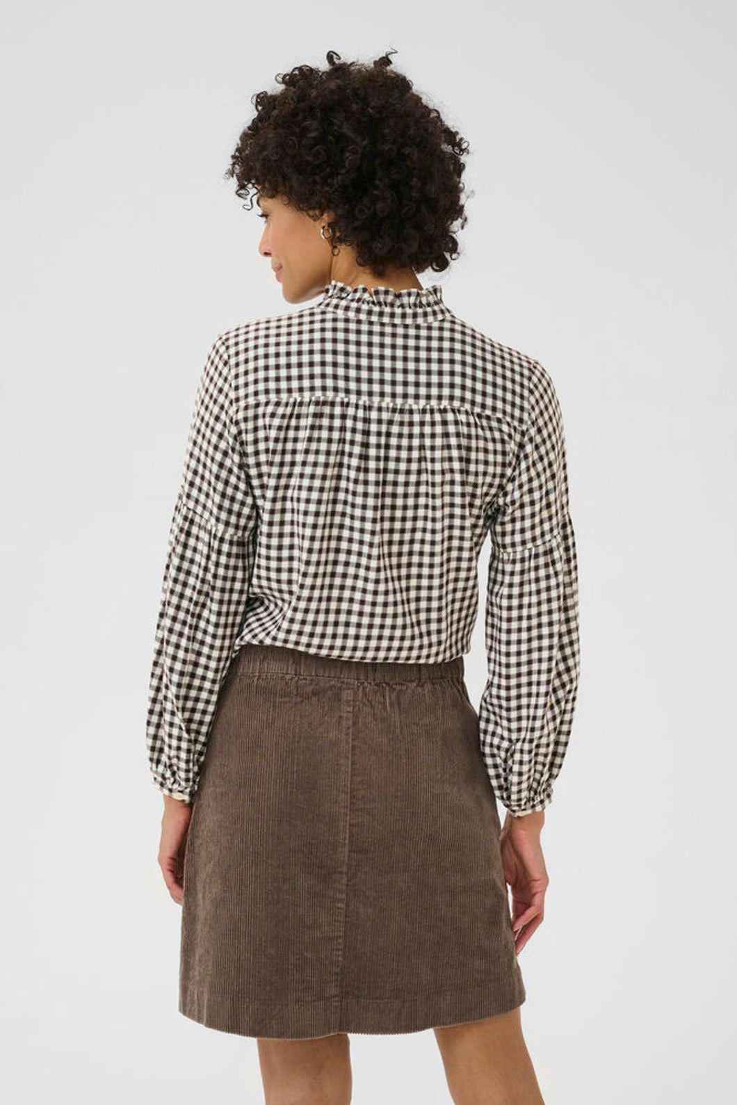 Part Two Samilla Shirt - Garnache Check