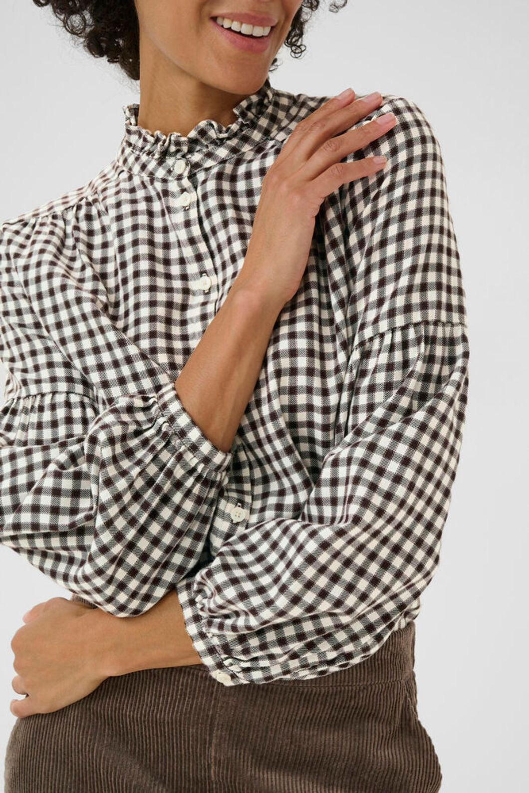 Part Two Samilla Shirt - Garnache Check