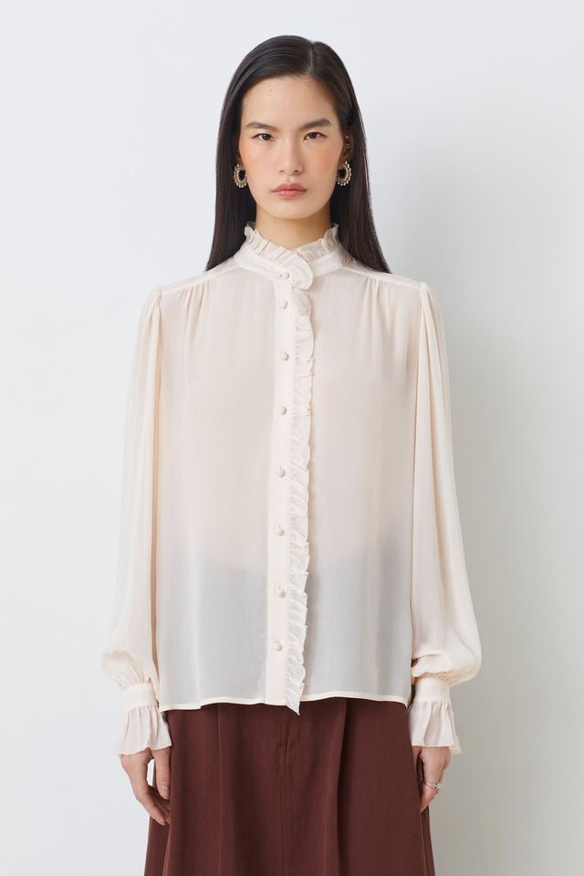 Suncoo Leonor Blouse - Nude
