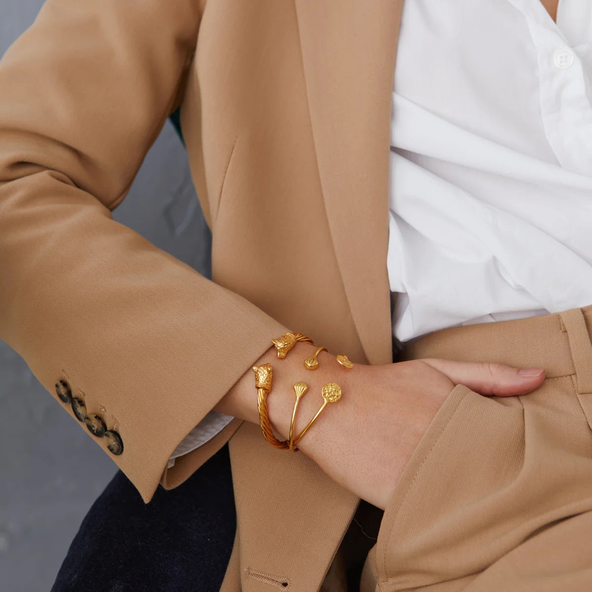 Ashiana Penelope Gold Coin Bangle