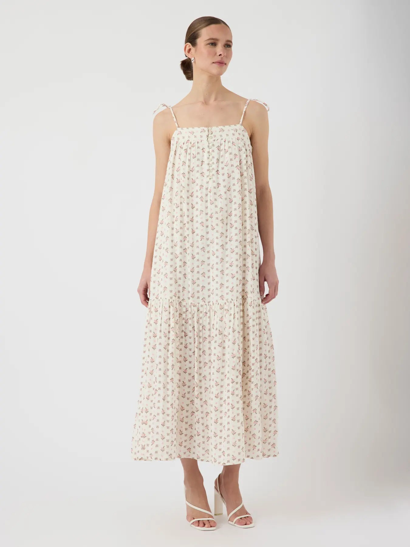 YAS Yona Ditsy Maxi Dress