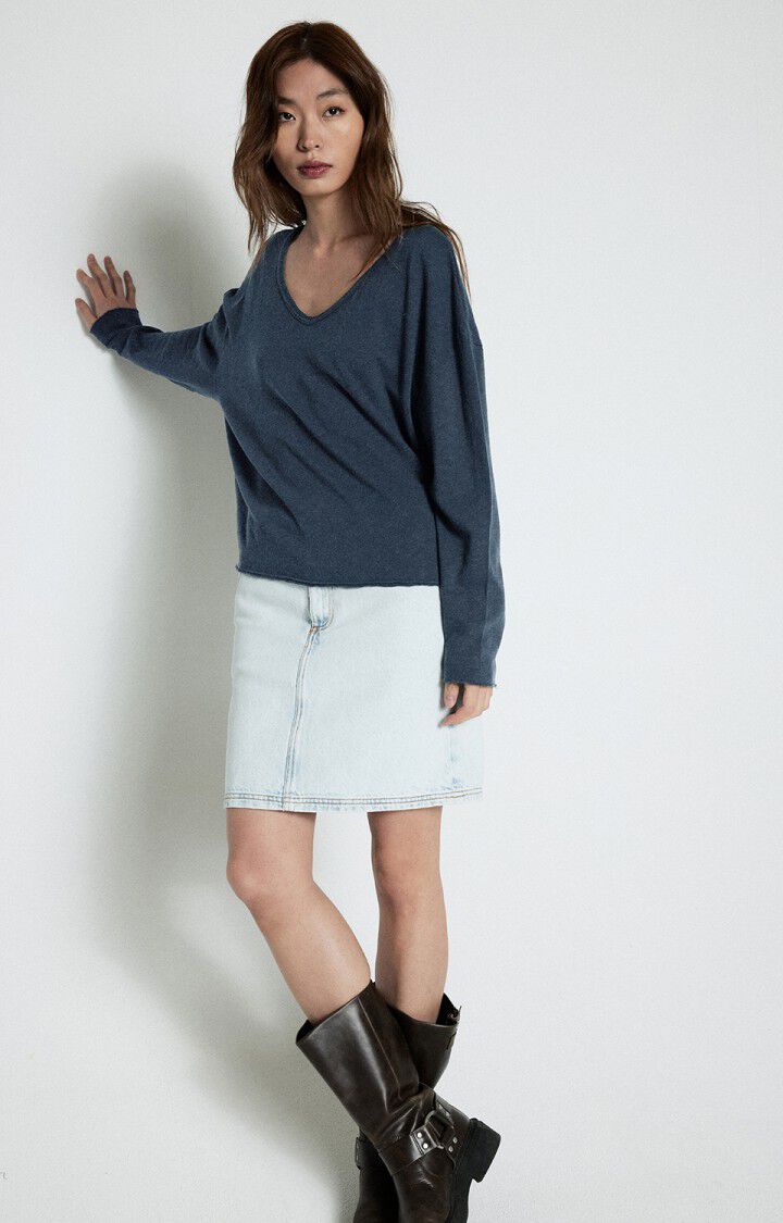 American Vintage Sonoma V-Neck - Navy