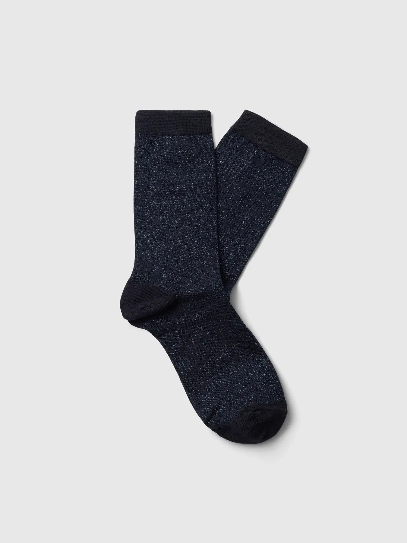 Selected Femme Kim Glitter Socks - Navy