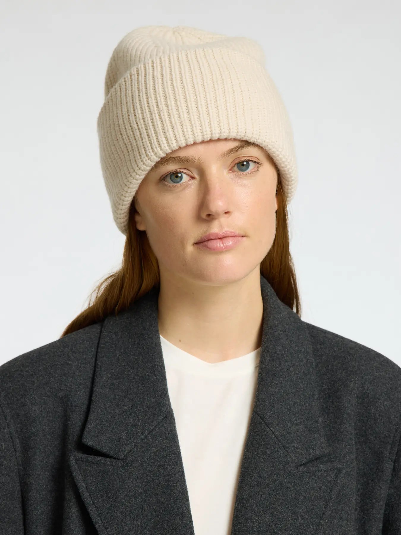 Selected Femme Mary Wool Beanie - Birch