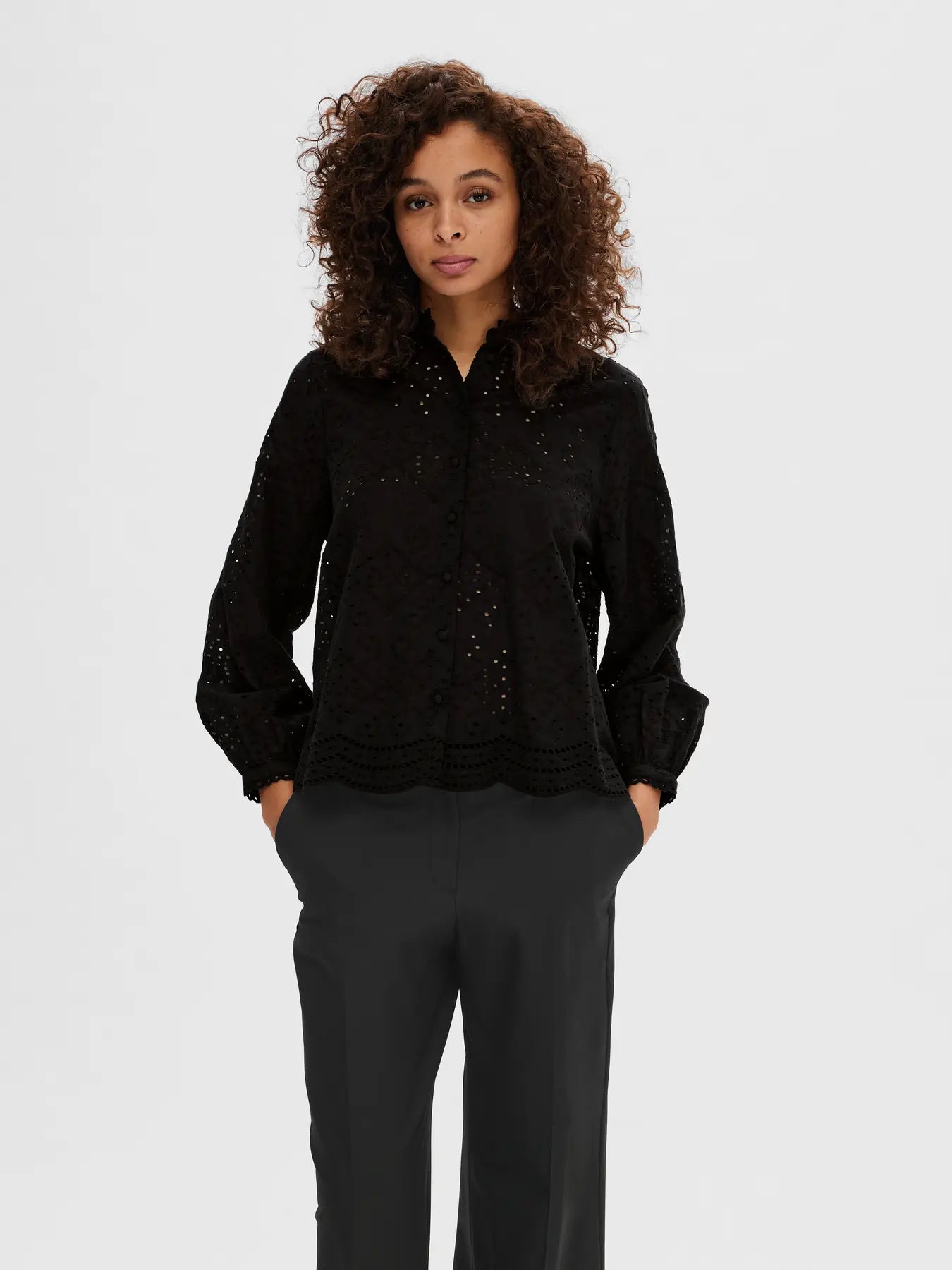 Selected Femme Tatiana Blouse - Black