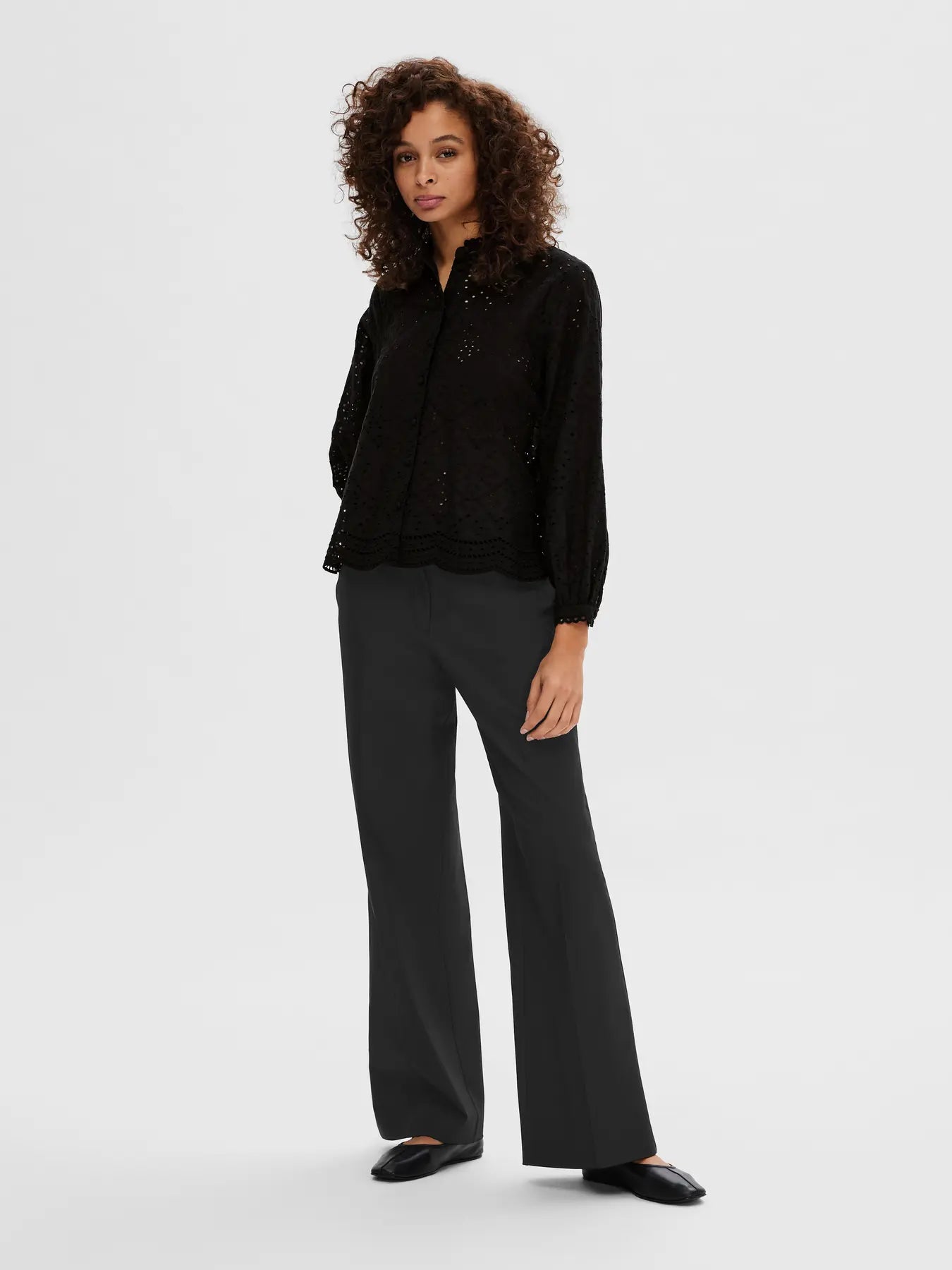 Selected Femme Tatiana Blouse - Black