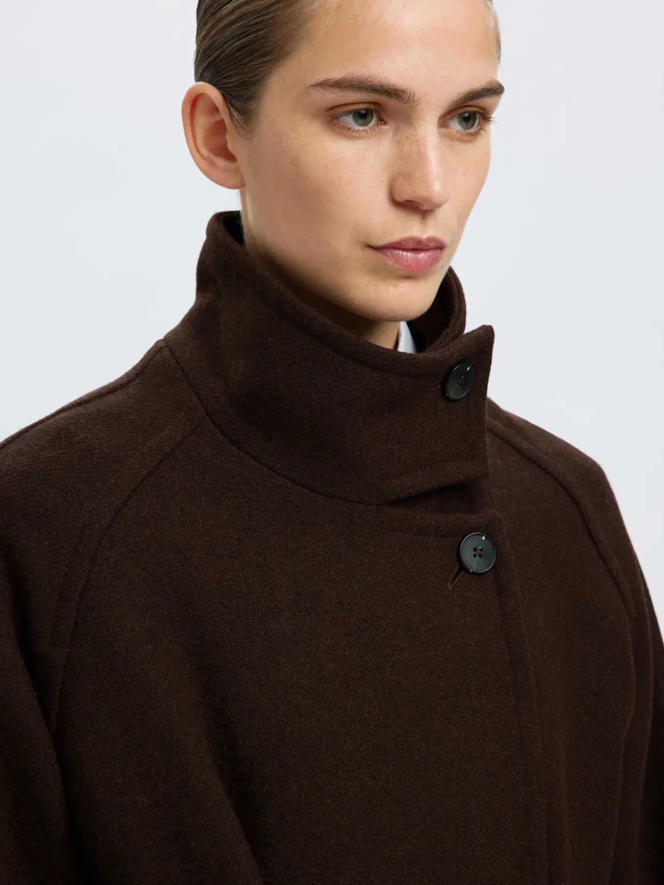 Selected Femme Madeline Coat - Chocolate