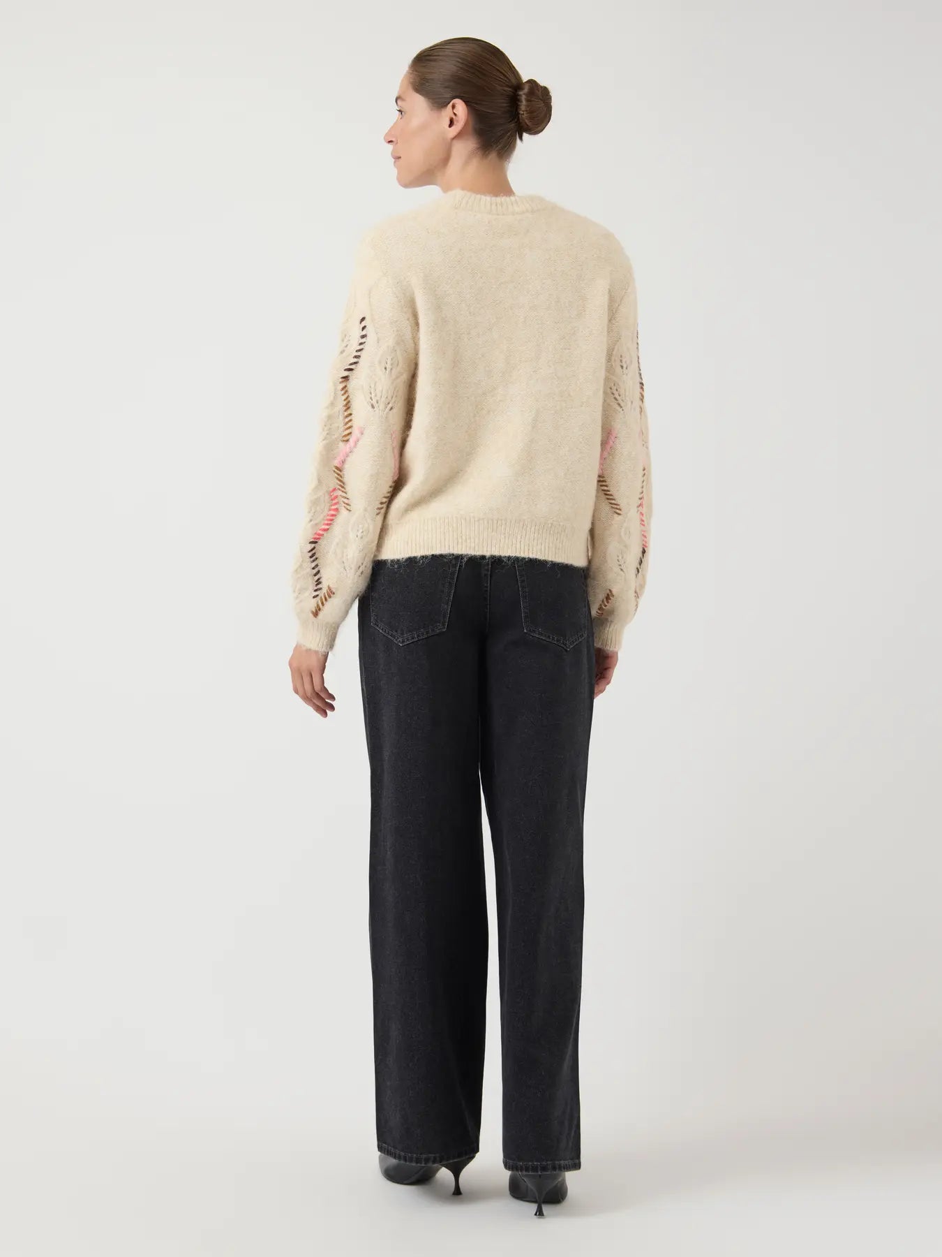 YAS Gabbi Multi Knit Jumper