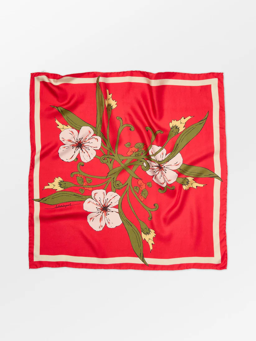 BeckSöndergaard Magna Flower Scarf - Red