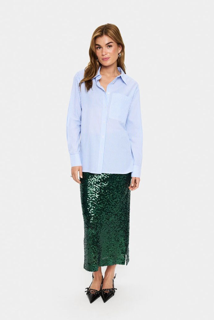 Saint Tropez Marley Striped Shirt - Blue