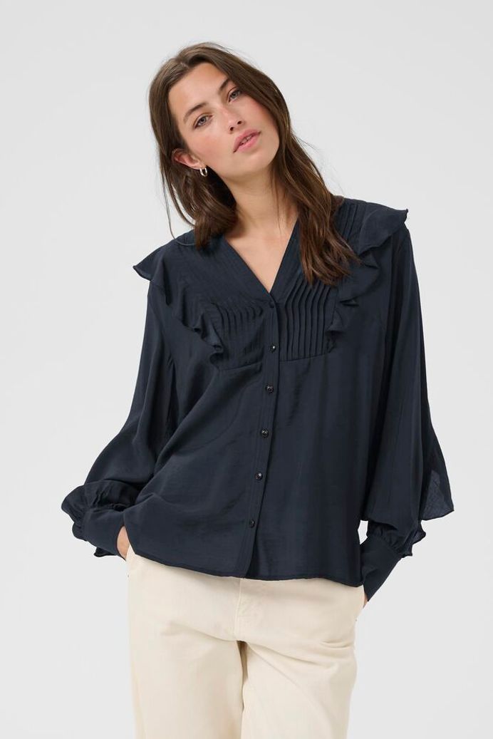 Part Two Stafani Blouse - Navy