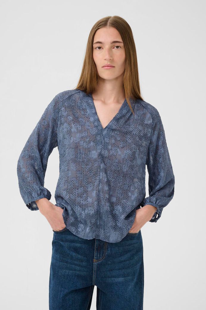 In Wear Addison Blouse - Blue