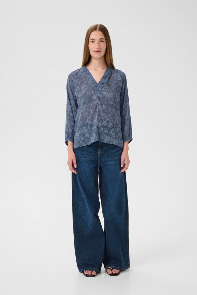 In Wear Addison Blouse - Blue