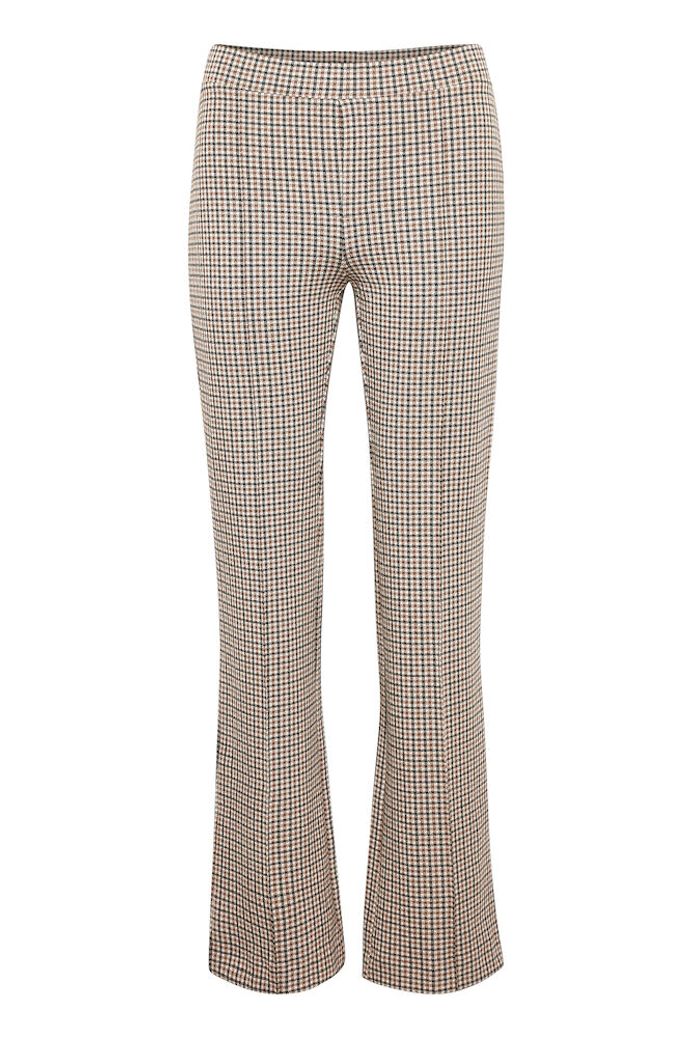 Part Two Pontas Checked Trousers - Coconut