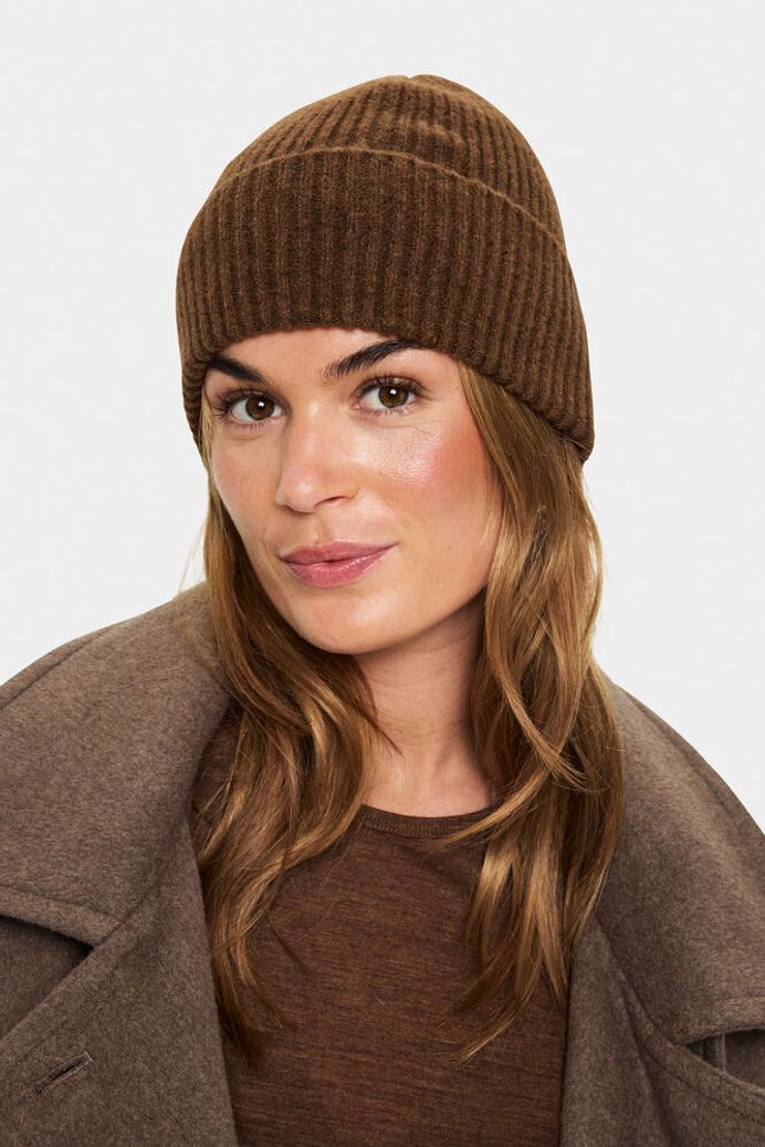 Saint Tropez Lanika Beanie - Brown