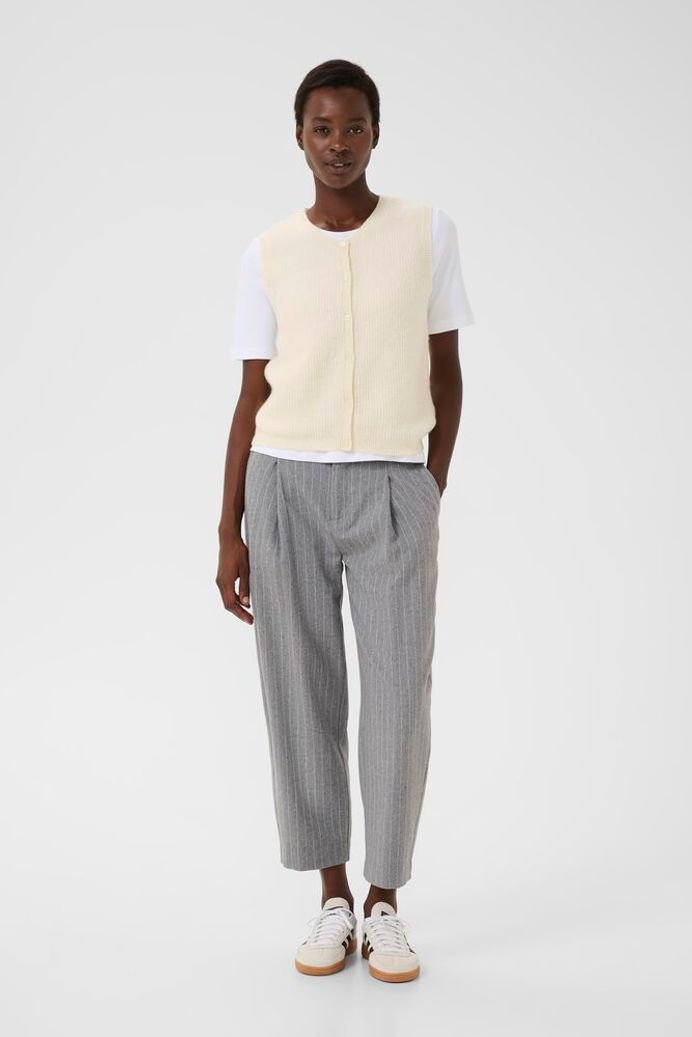 In Wear Pimira Knit Vest - Eggnog