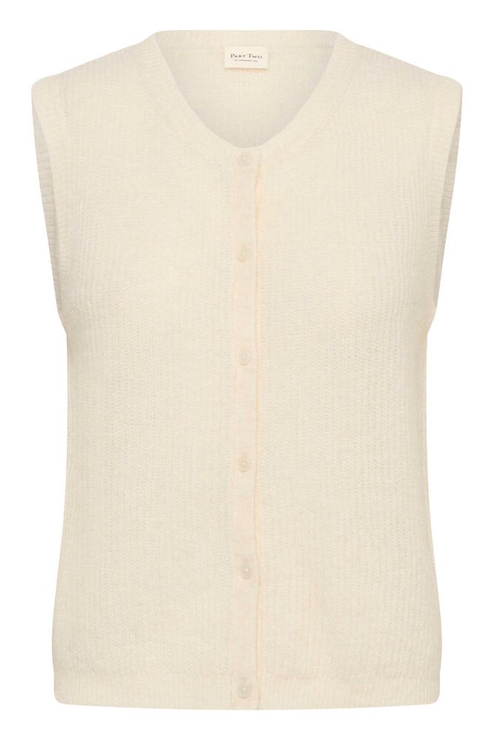 In Wear Pimira Knit Vest - Eggnog