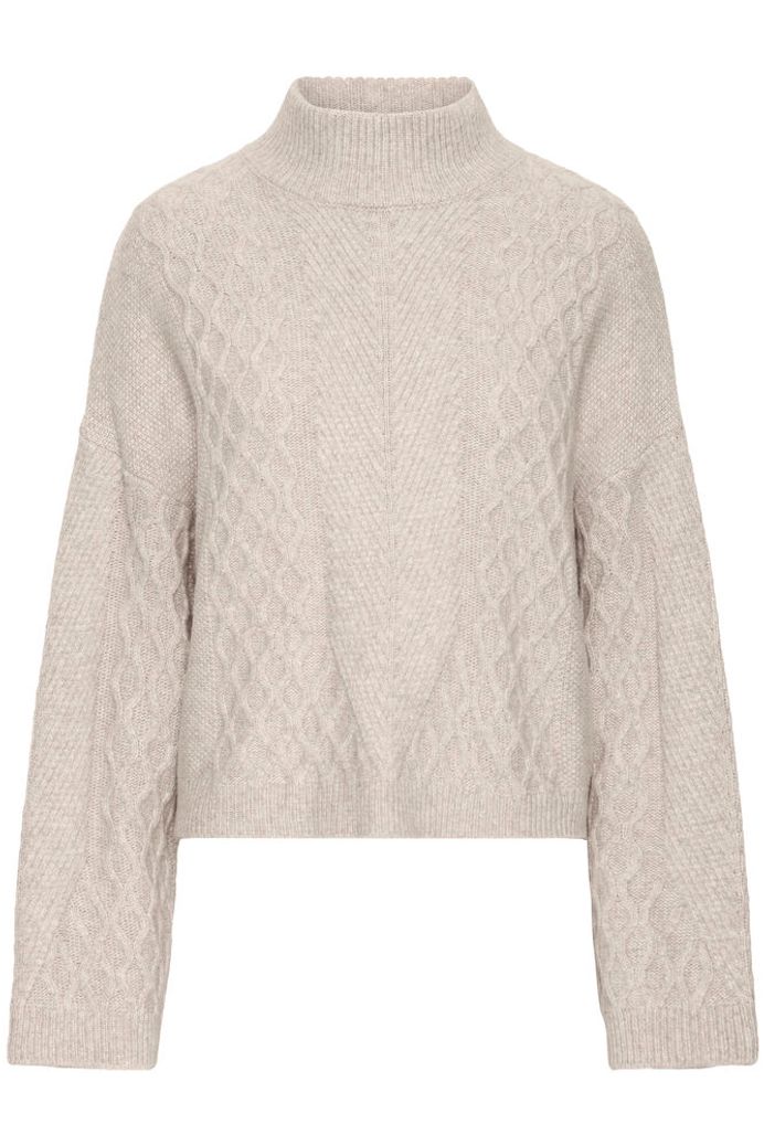 Ichi Mylle Jumper - Oatmeal