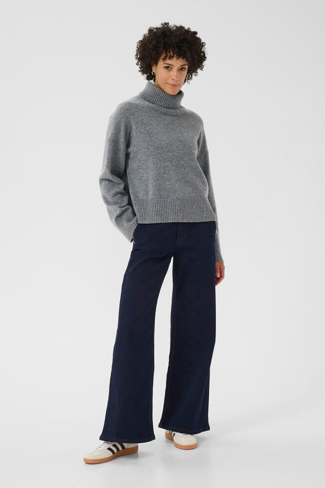 Part Two Corina Wool Roll Neck - Grey