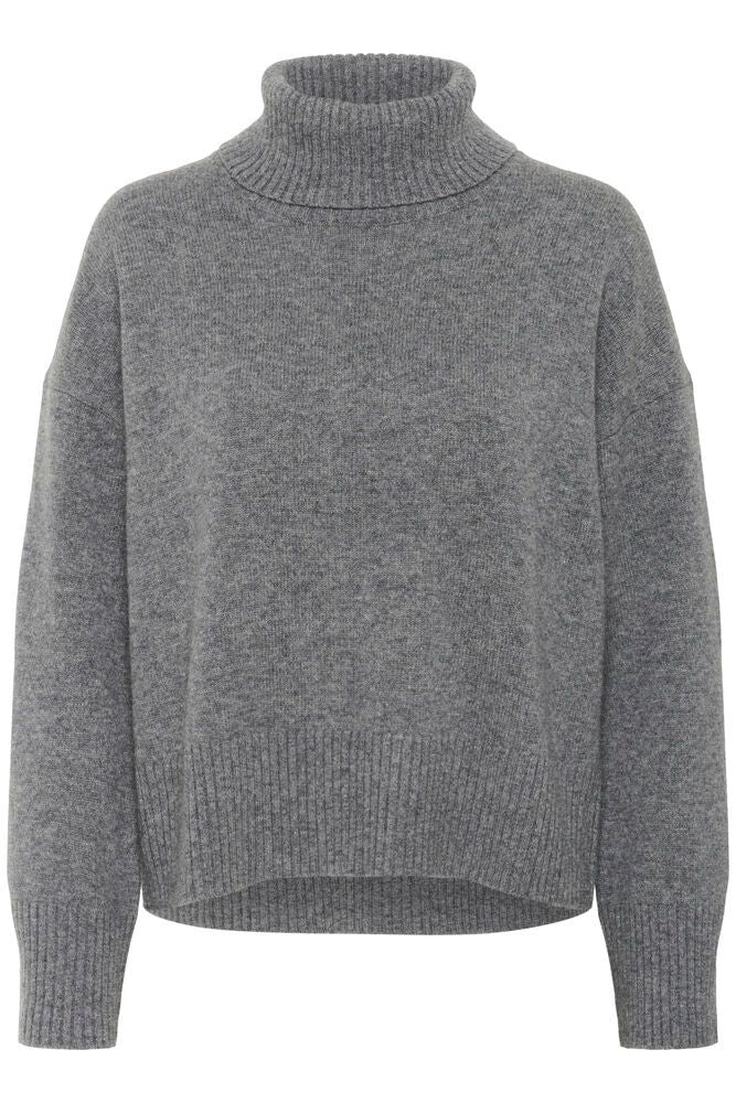 Part Two Corina Wool Roll Neck - Grey