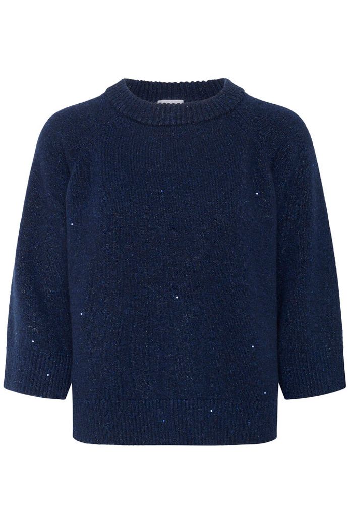 Saint Tropez Nova Sequin Jumper - Navy
