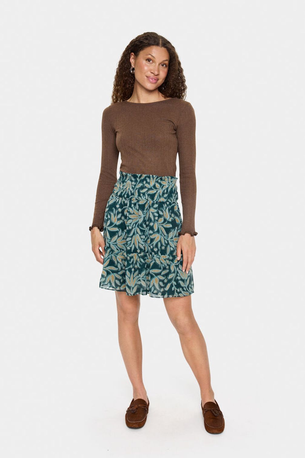 Saint Tropez Gru Top - Brown