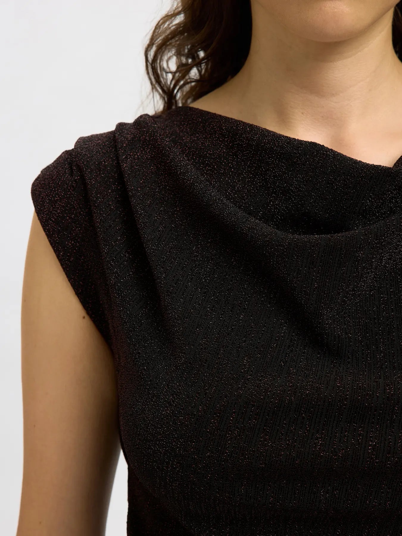 Selected Femme Anja Lurex Top