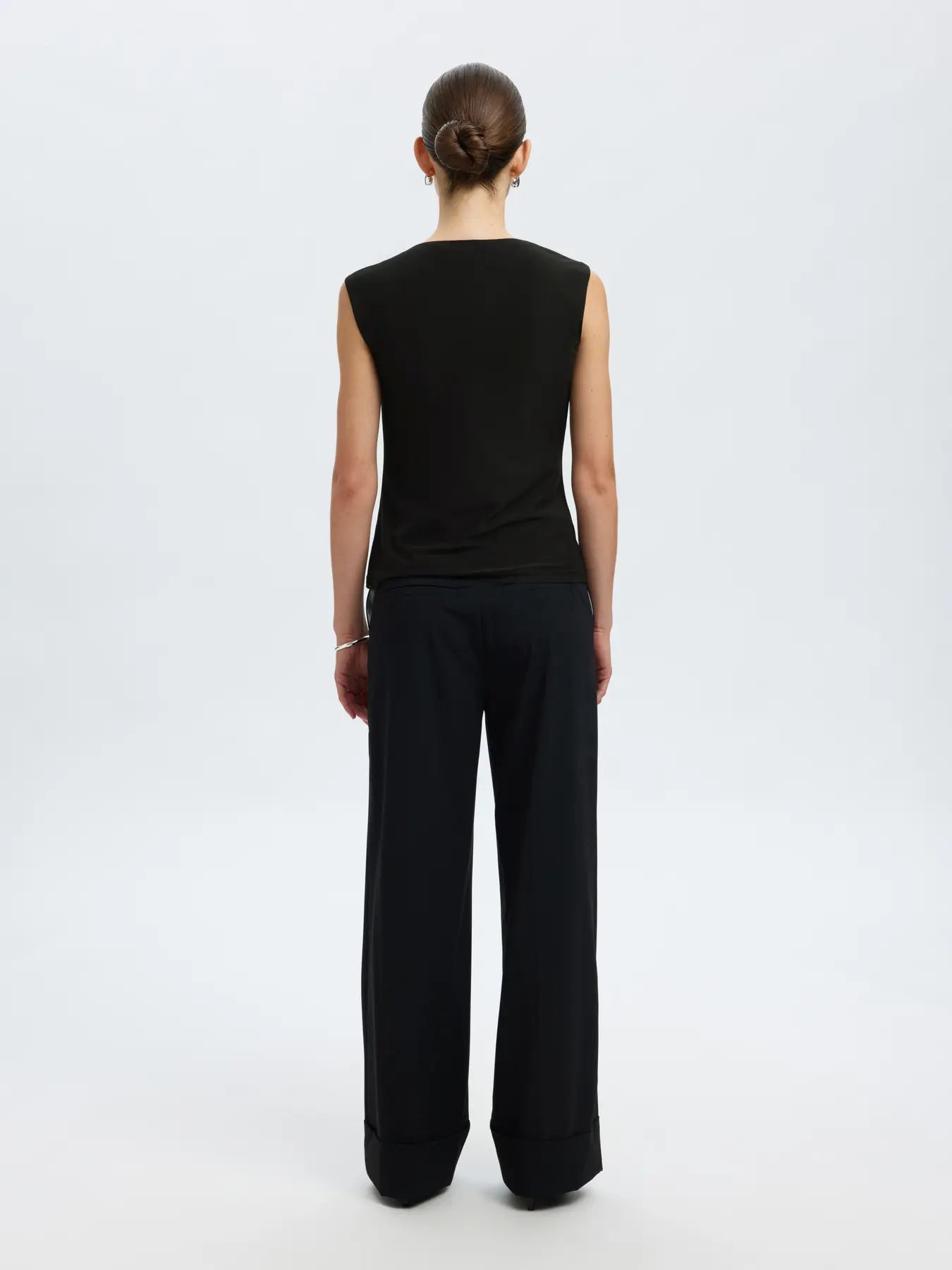 Selected Femme Olga Mesh Top