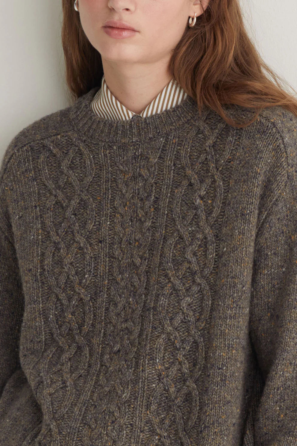 Yerse Knit Jumper - Brown