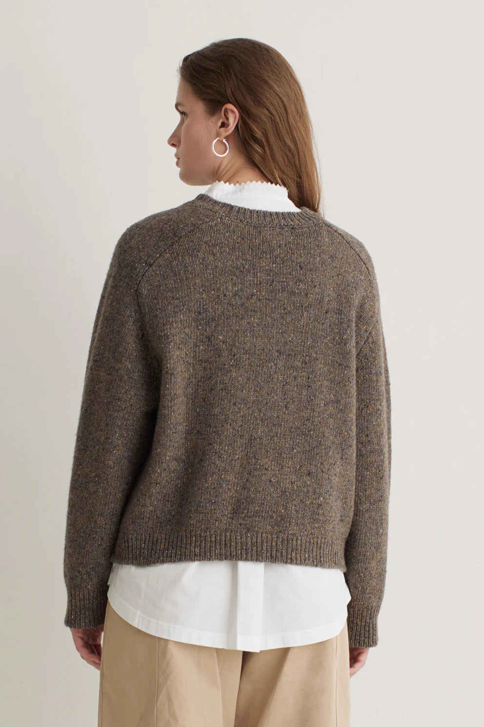 Yerse Knit Jumper - Brown