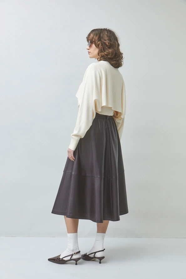 Suncoo Fleur Skirt - Prune