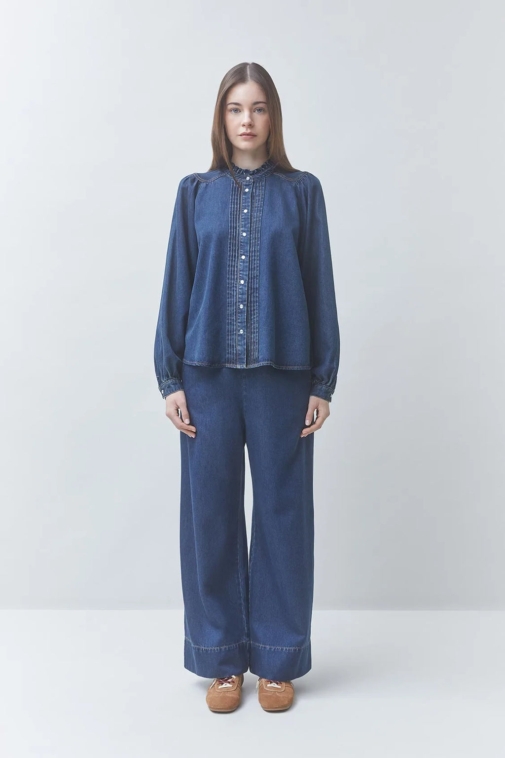 Suncoo Lizzy Blouse - Denim