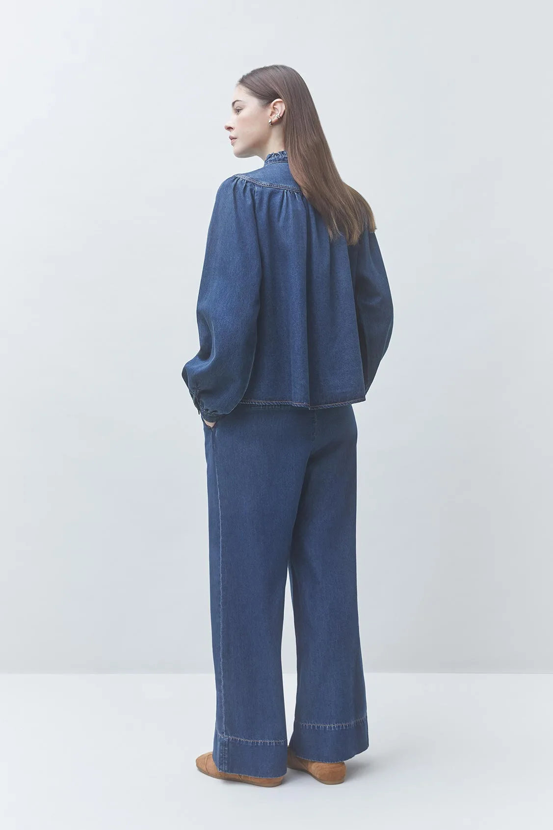 Suncoo Lizzy Blouse - Denim